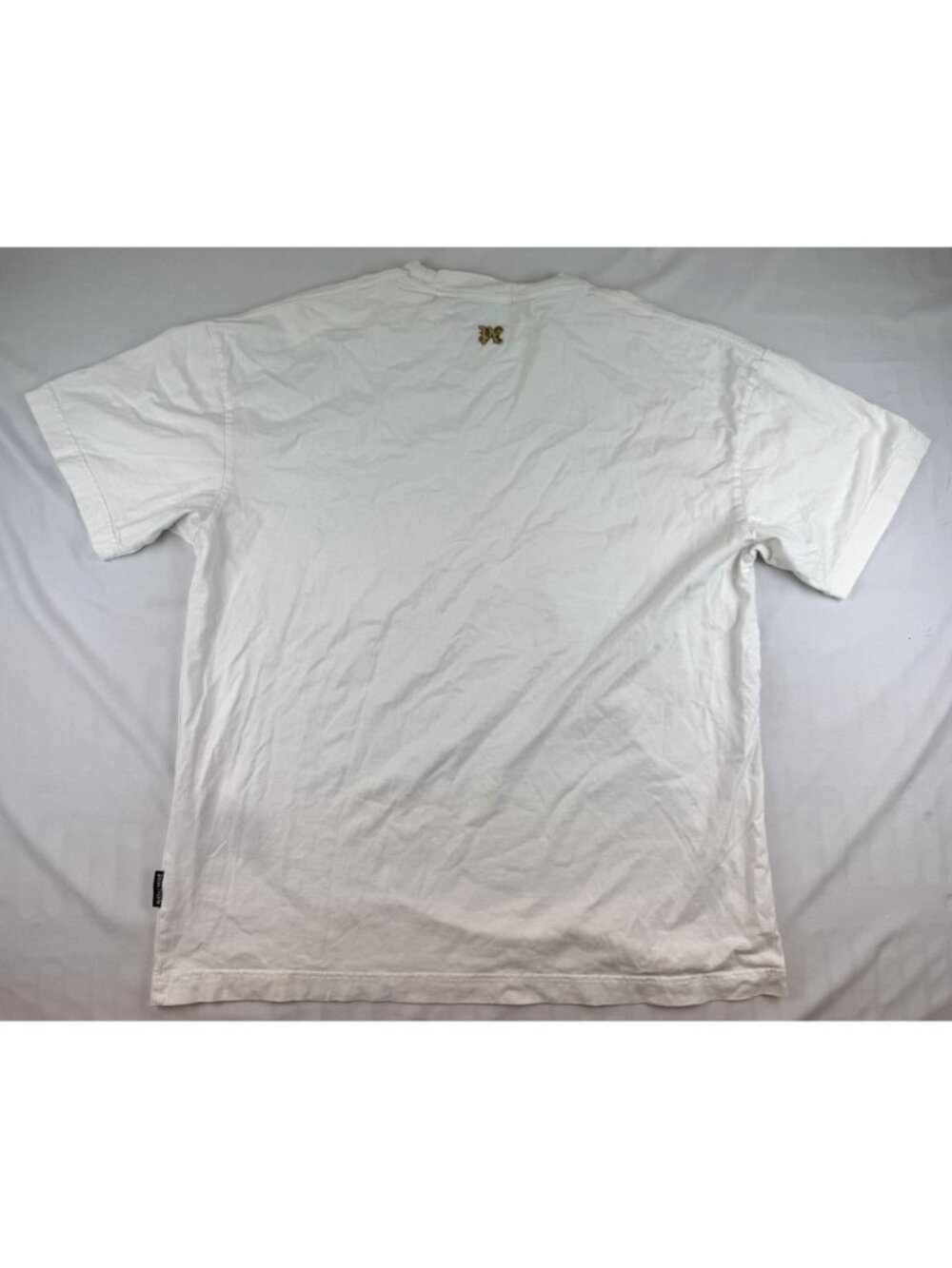 Palm Angels Foggy Logo White T-Shirt Graphic Tee Size XL - Picture 3 of 12